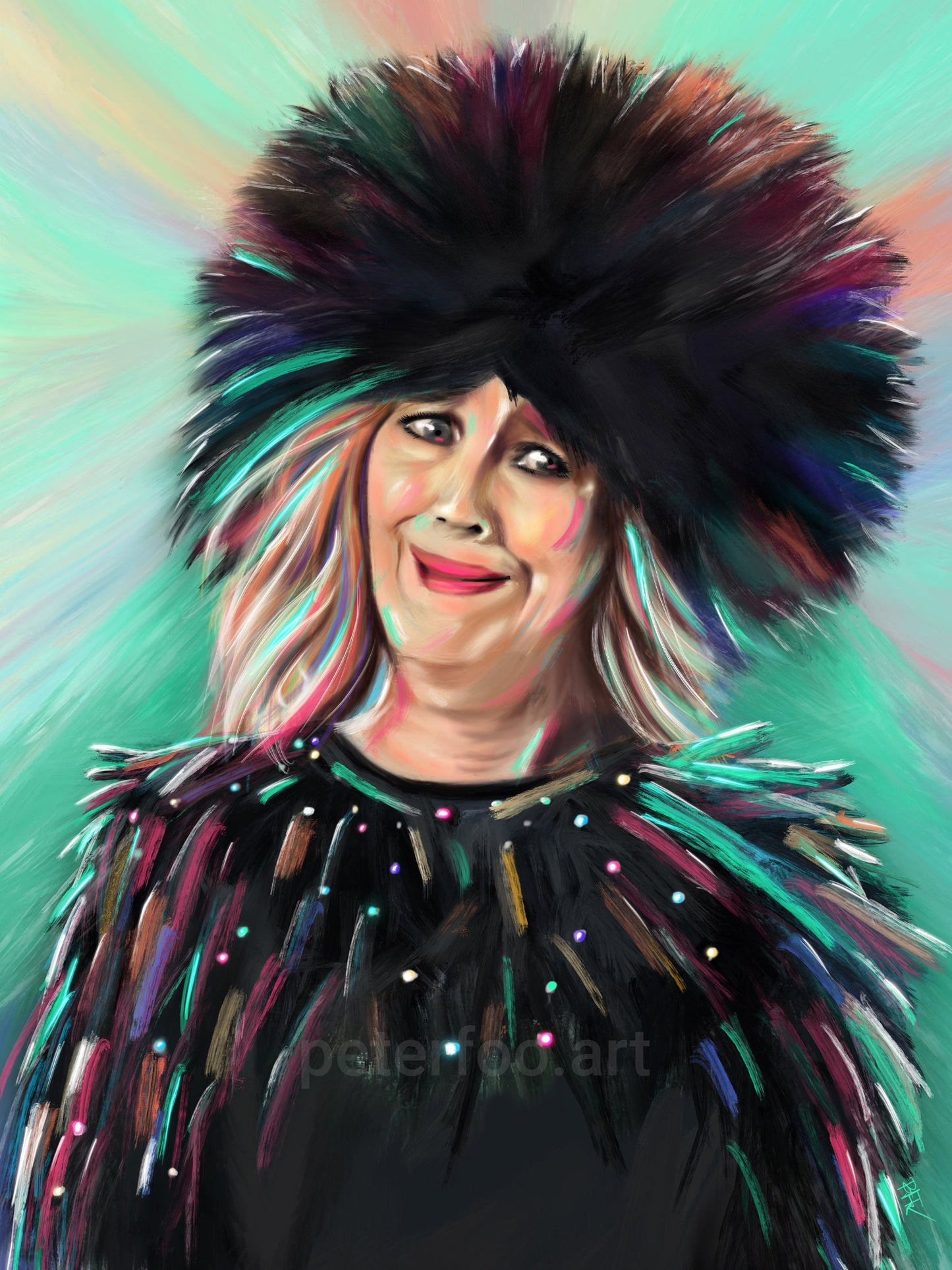 Moira Rose from Schitt's Creek Art Print